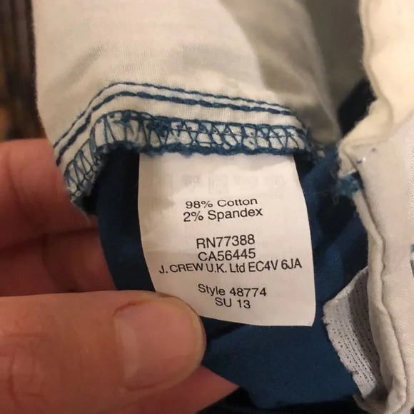 J. Crew turquoise woman’s Bermuda shorts - Picture 6 of 7